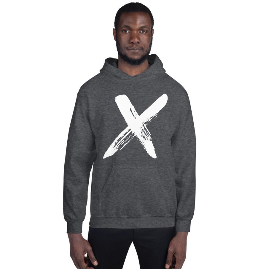 Men's hoodie "X" high quality 02 - Image 2