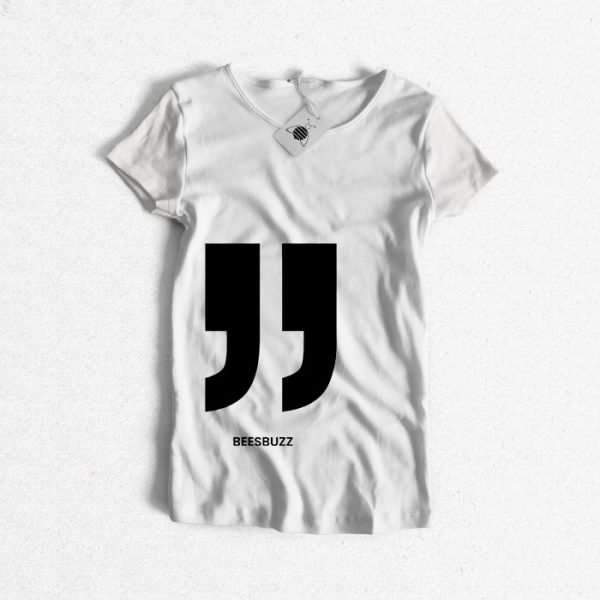 Women's t-shirt "quotation mark" high quality