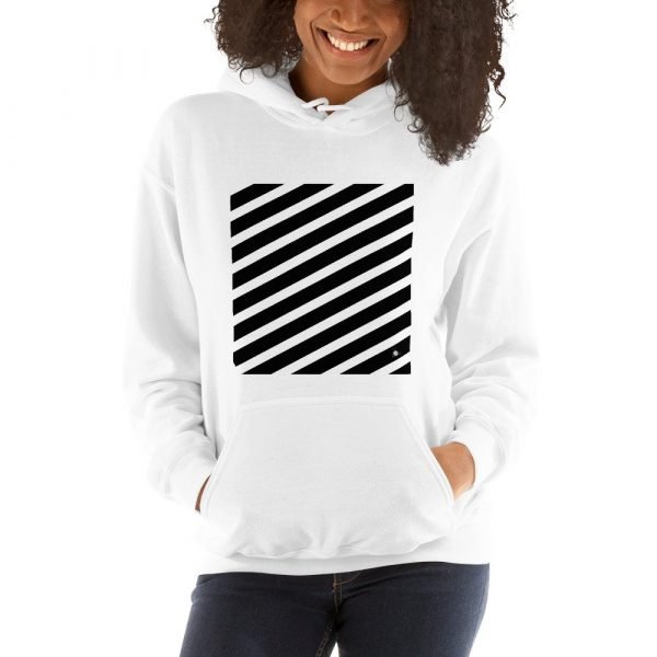 Women hoodie “Black lines” high quality