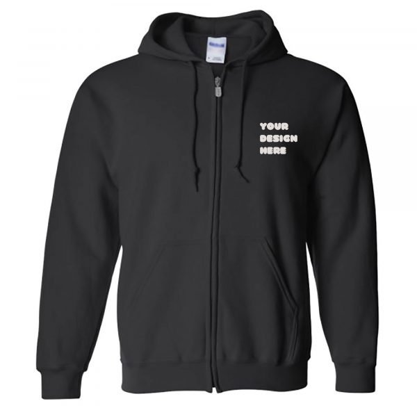 Custom Zip Hoodie Design - 1 high-Quality Cotton