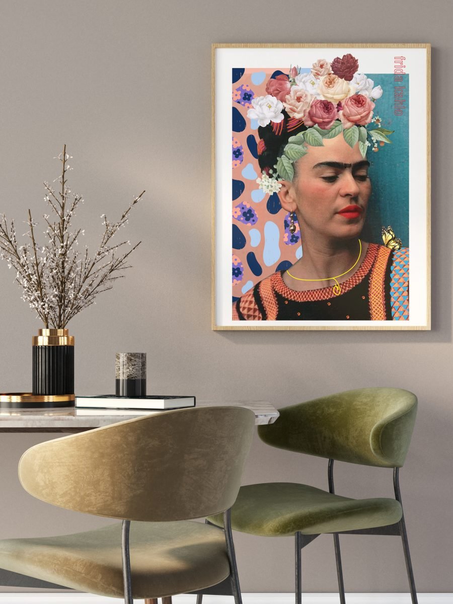 High quality poster Frida Kahlo A3 - design 2, 1pc - Image 2